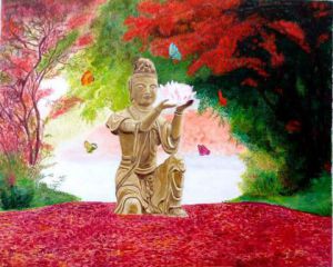 Voir le détail de cette oeuvre: bouddha automne
